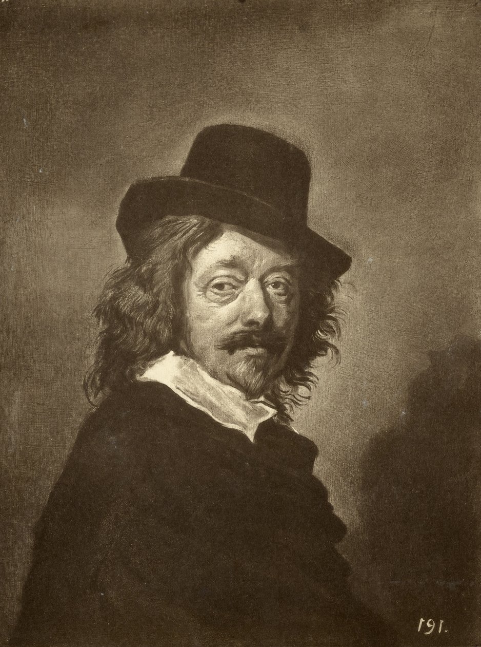 Porträt von Frans Hals (1582/83-1666) von After Frans Hals