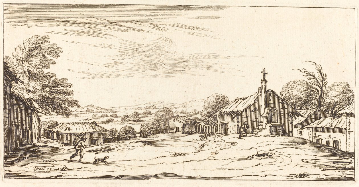 Landschaft von After Jacques Callot