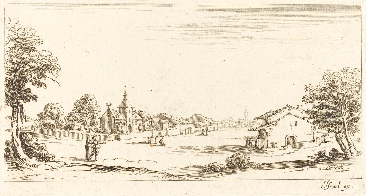 Landschaft von After Jacques Callot