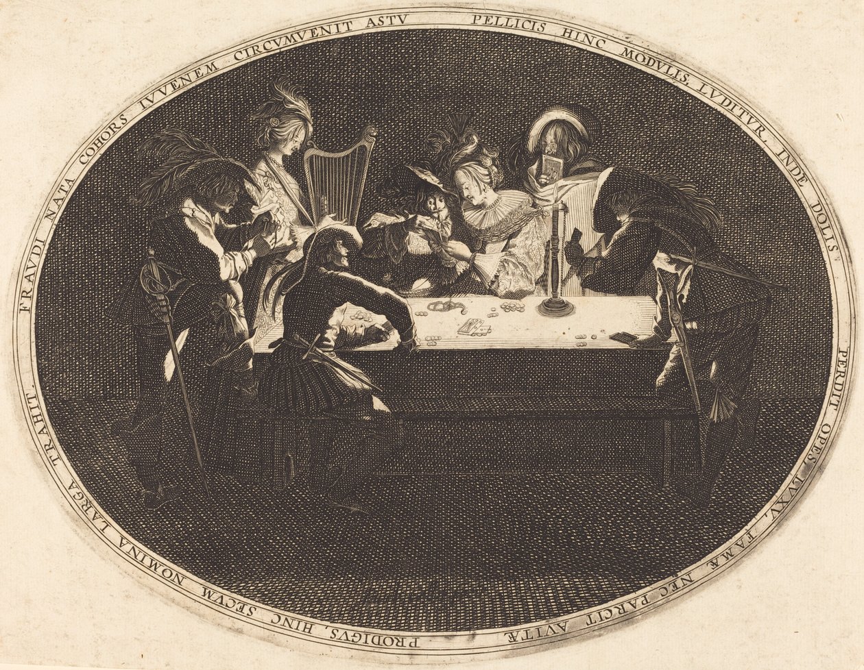 Die Kartenspieler von After Jacques Callot