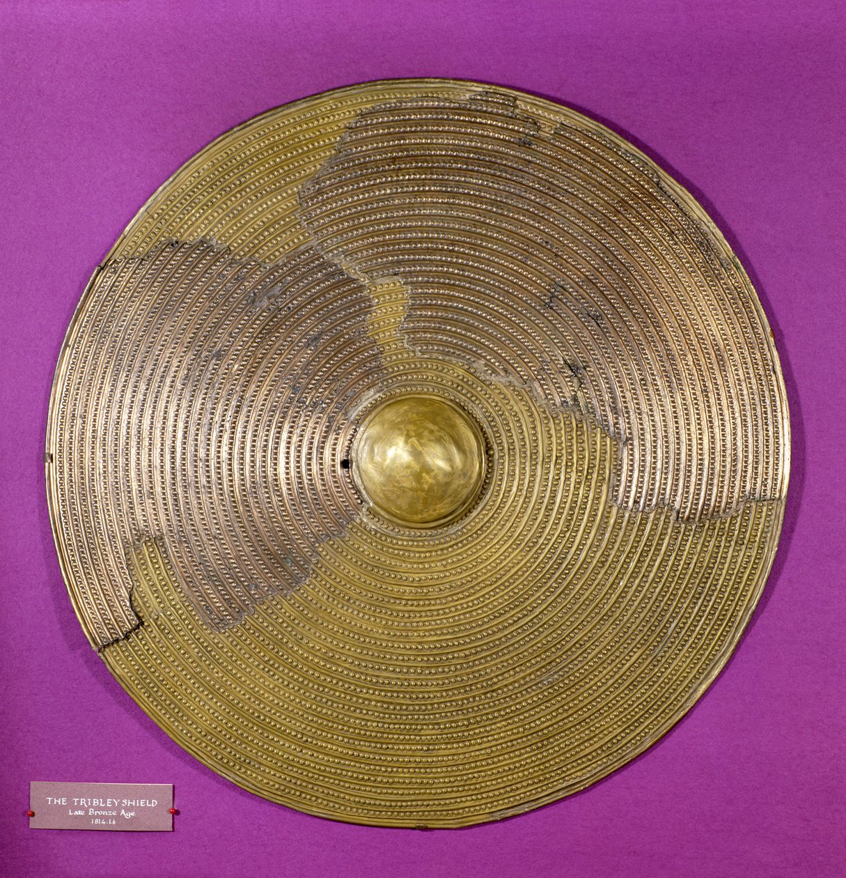 Schild aus Tribley, späte Bronzezeit von Age Bronze