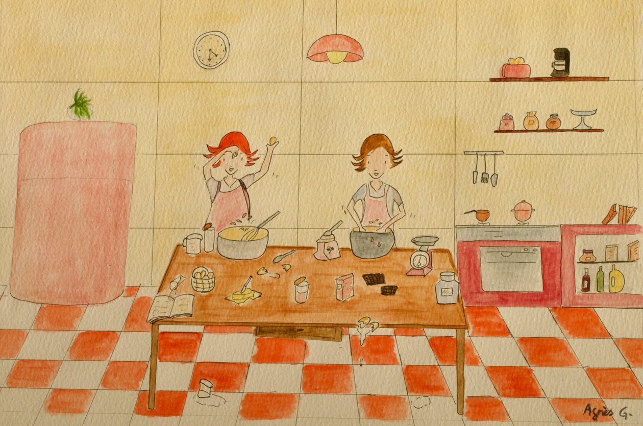 Die Reise, Küche, 2015 von Agnes Girardon