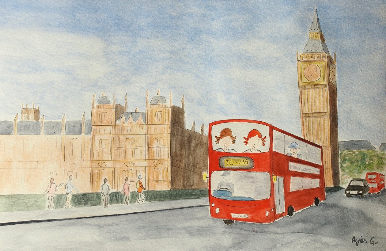 Die Reise, London von Agnes Girardon