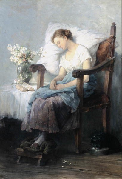 Schlafend von Agnes Grunenwald