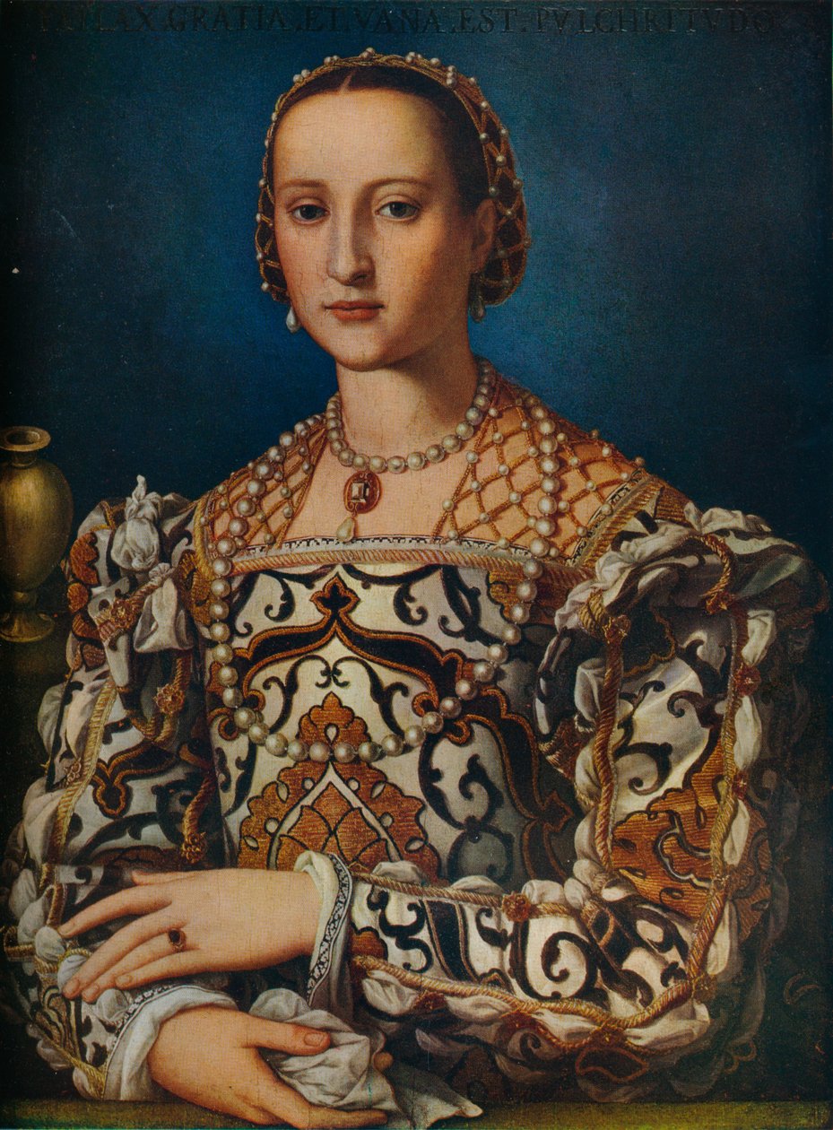 Eleonora di Toledo, ca. 1562-1572, 1930 von Agnolo Bronzino