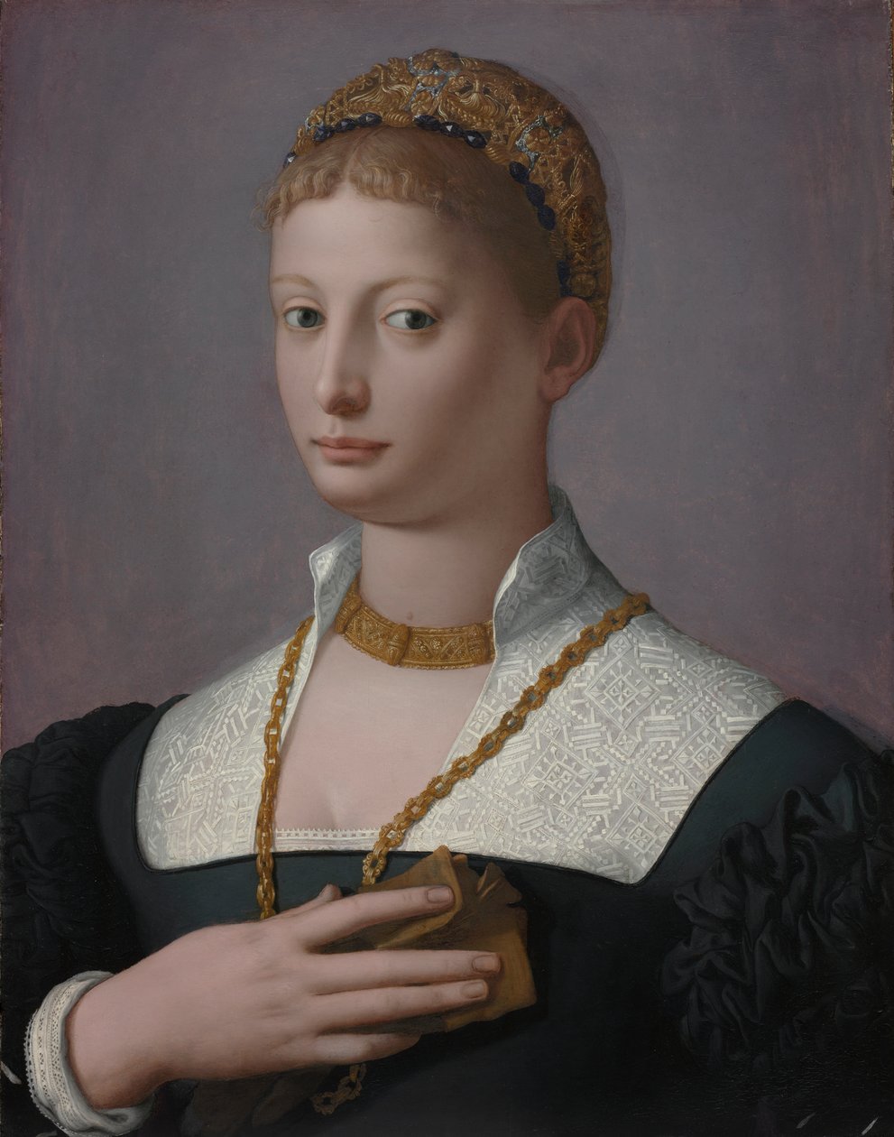 Porträt einer Frau von Agnolo Bronzino