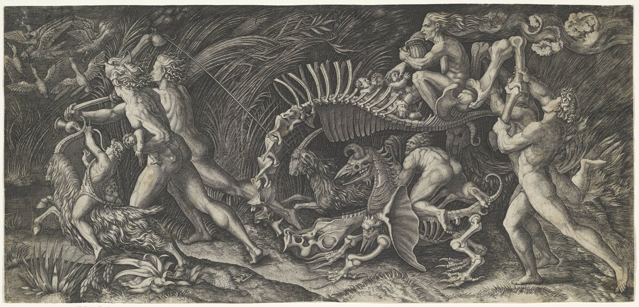 Das Karkass von Agostino Veneziano
