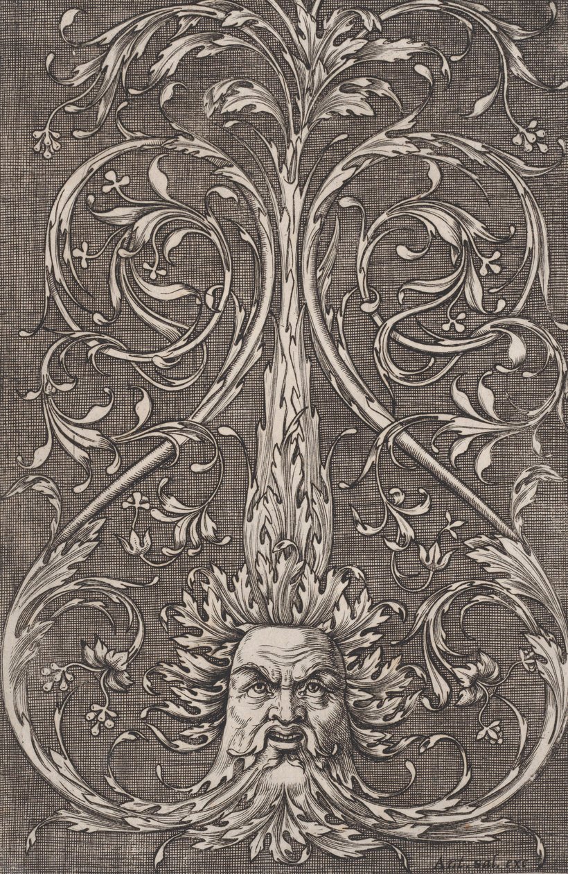 Zierpanel, ca. 1514-36 von Agostino Veneziano