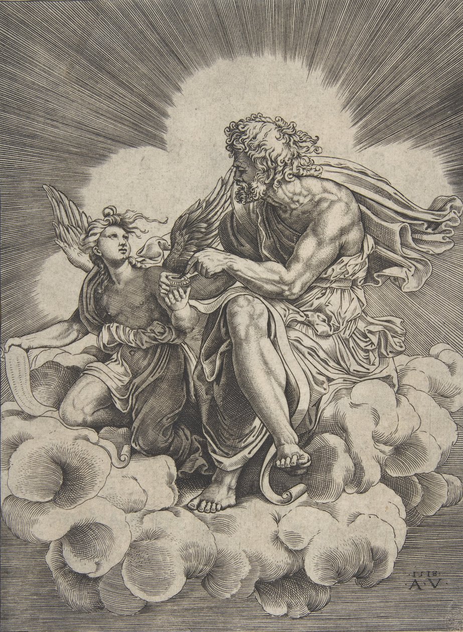 Heiliger Matthäus von Agostino Veneziano