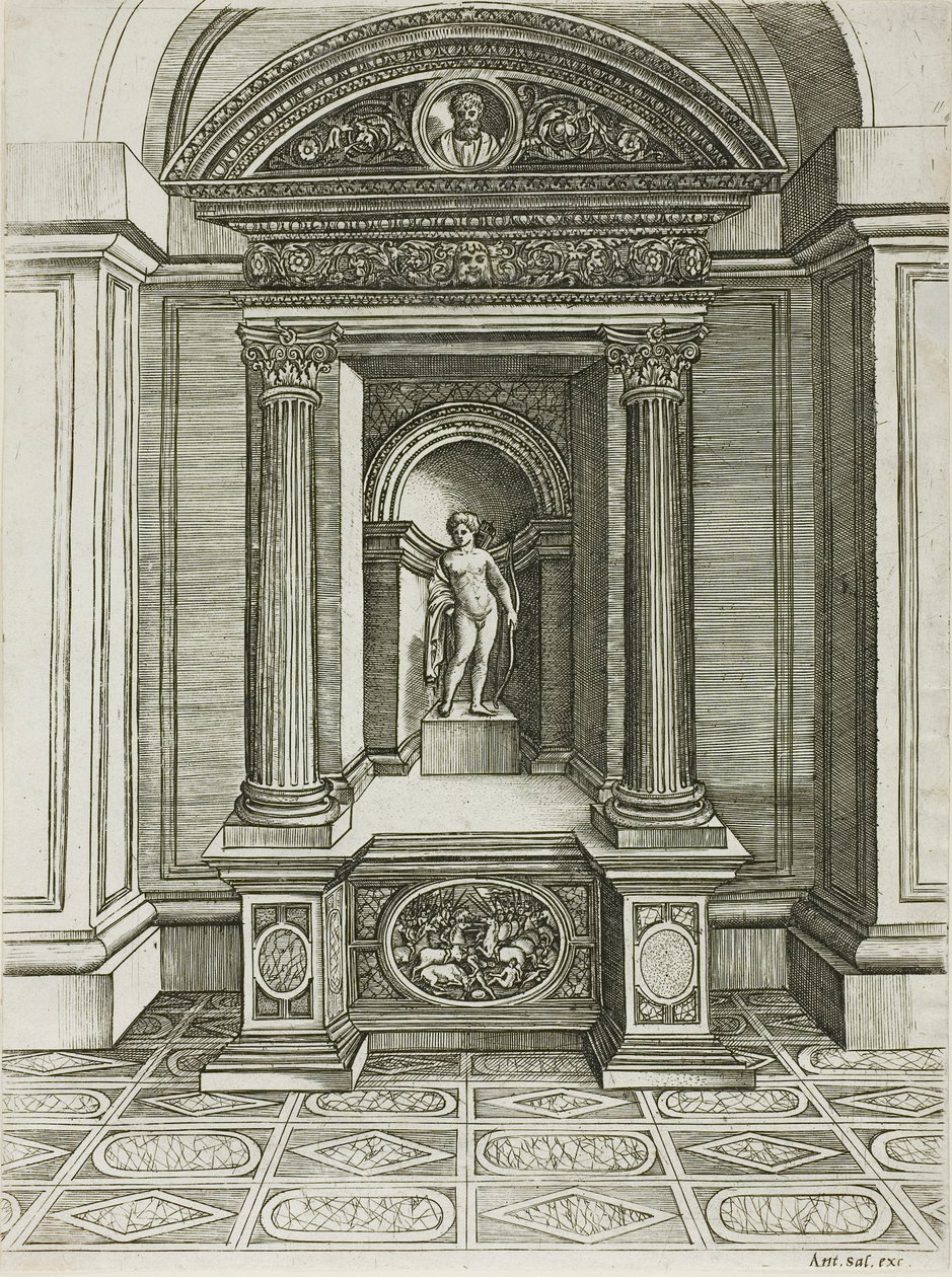 Der Altar der Liebe von Agostino dei Musi