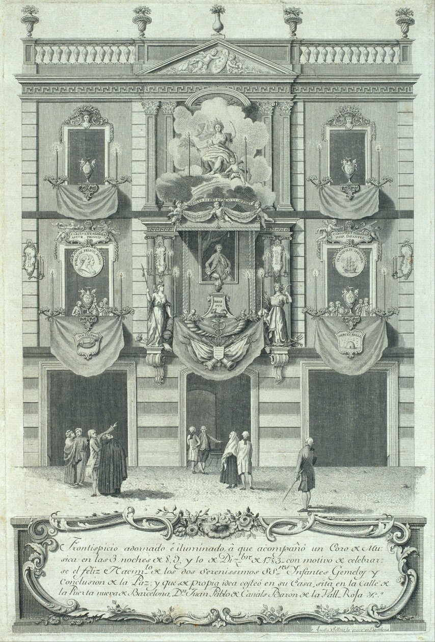 Fassade des Hauses von Joan Pau Canals von Agustí Sellent Torrents