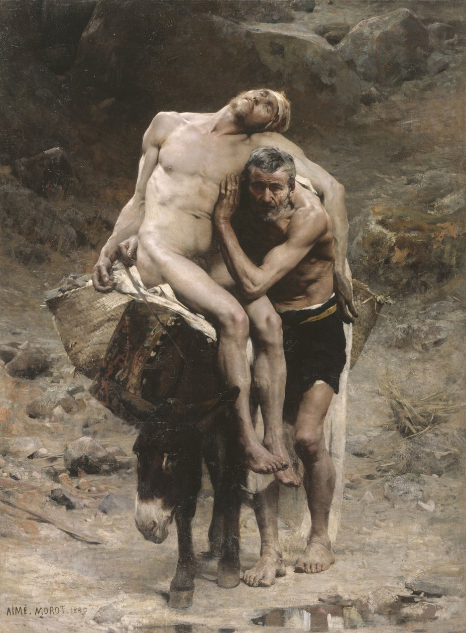 Der barmherzige Samariter von Aimé Nicolas Morot