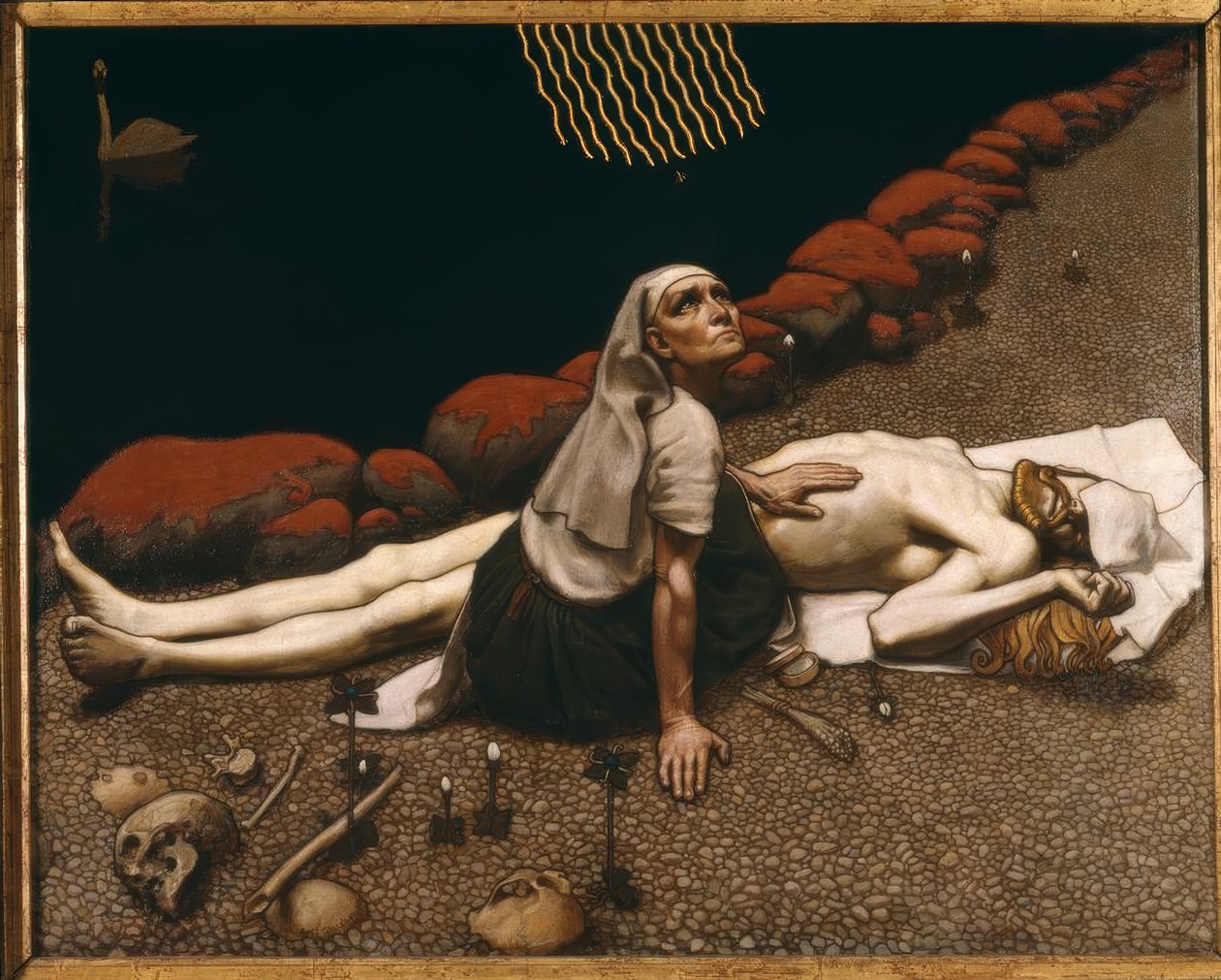 Mutter des Lemminkain von Akseli Gallen Kallela