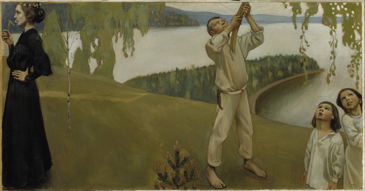 Frühling, 1903 von Akseli Gallen Kallela