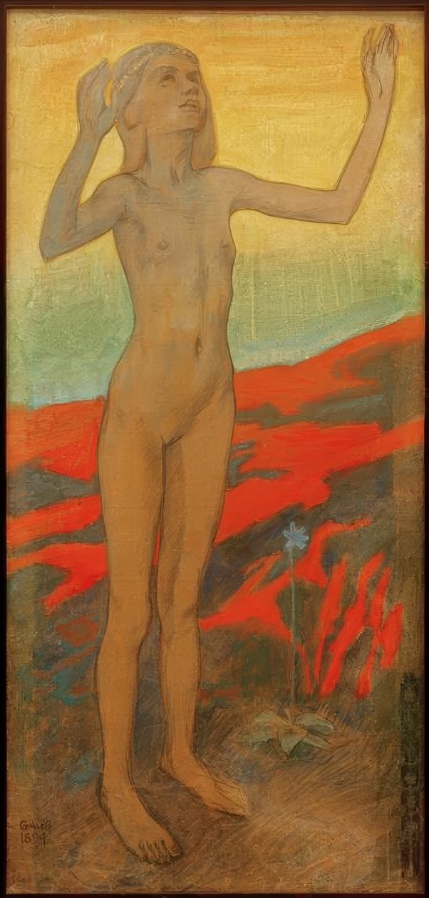 Anbeterin von Akseli Valdemar Gallen Kallela