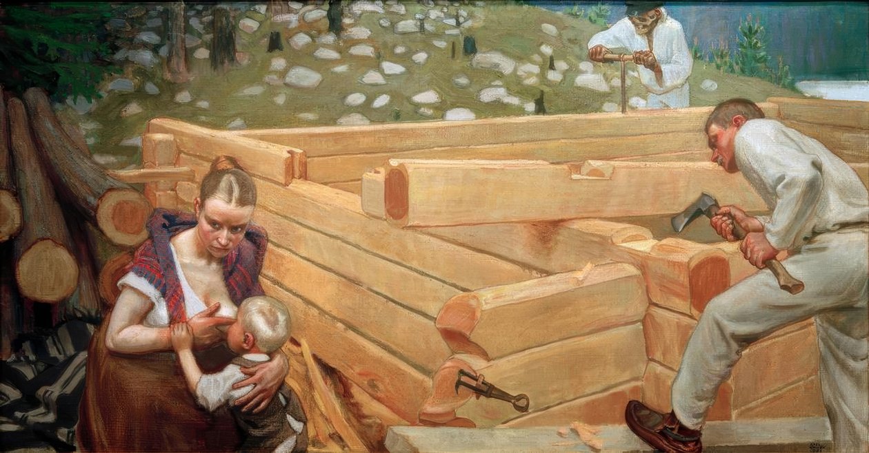 Bauen von Akseli Valdemar Gallen Kallela