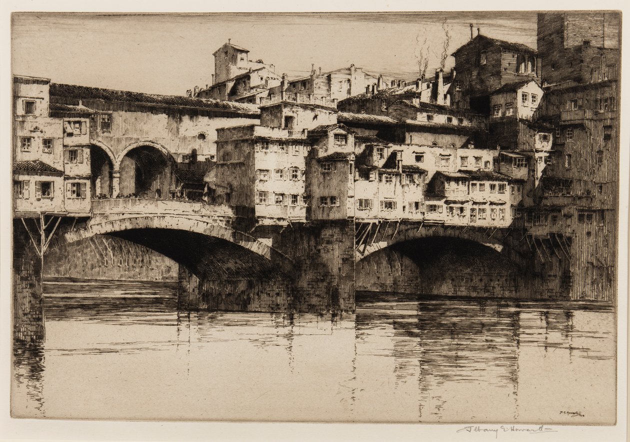 Ponte Vecchio, Florenz von Albany E. Howarth