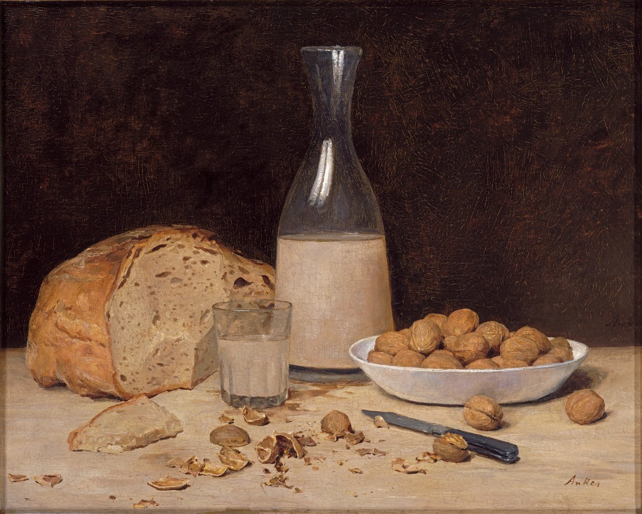 Neuer Wein von Albert Anker