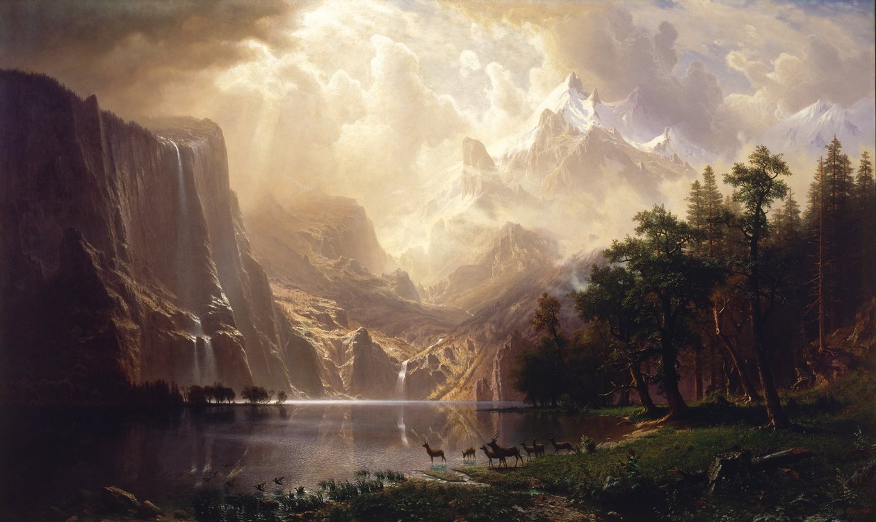 Unter den Sierra Nevada, Kalifornien von Albert Bierstadt