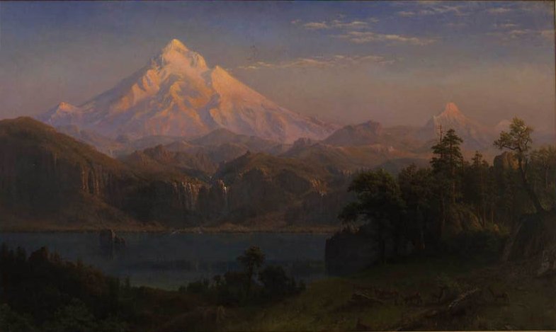 Mount Hood von Albert Bierstadt