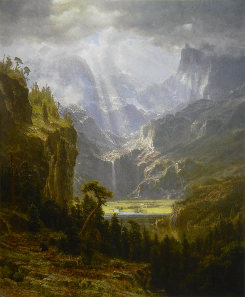 Die Rocky Mountains von Albert Bierstadt