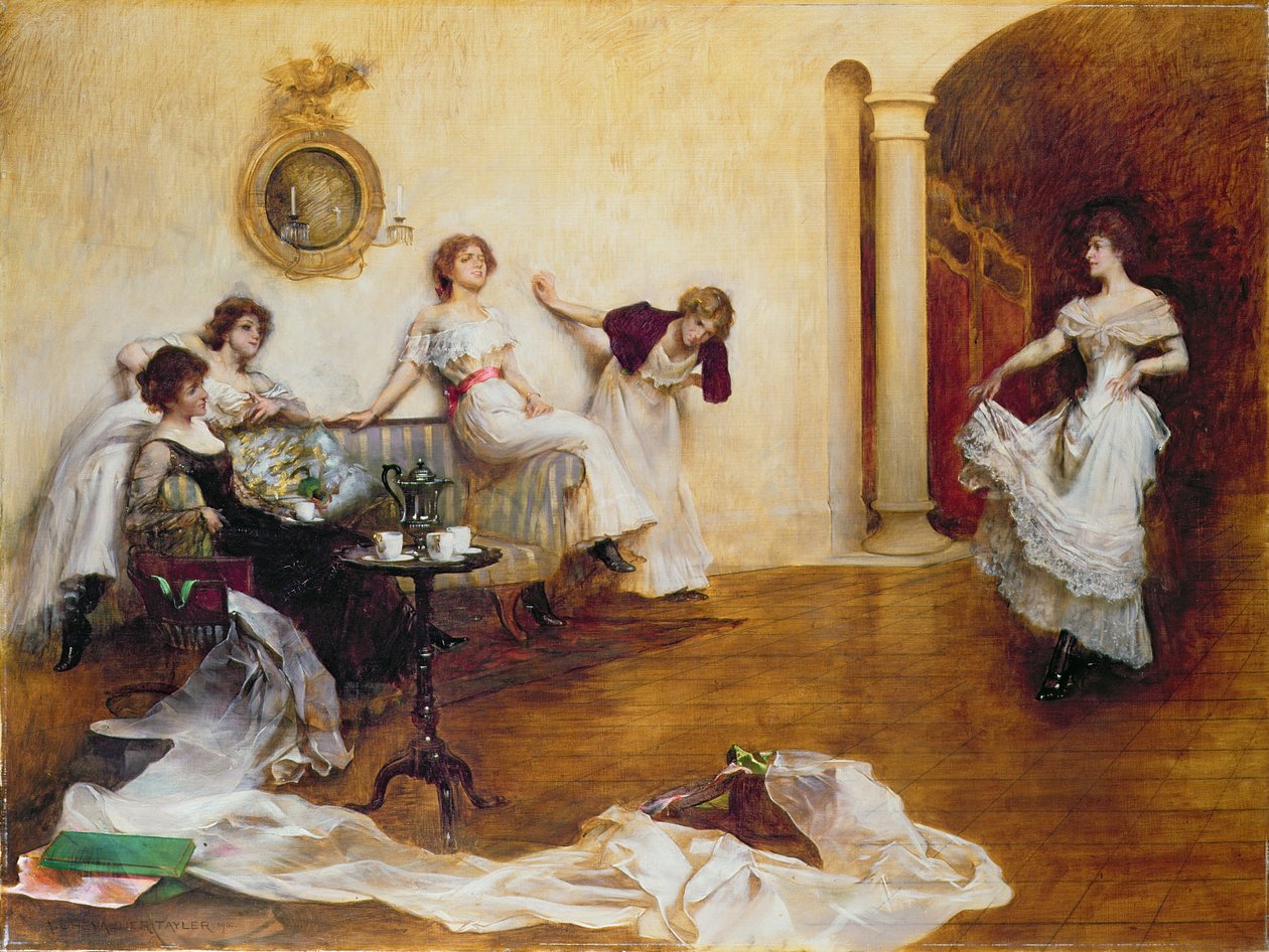 Seiden und Satins, 1900 von Albert Chevallier Tayler