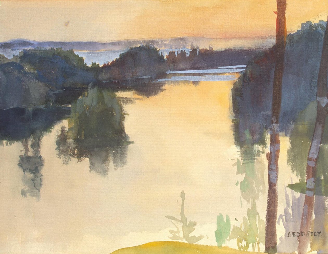 Landschaft von Albert Gustaf Aristides Edelfelt