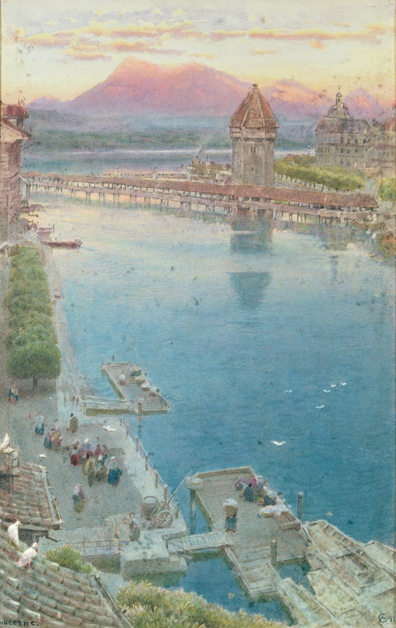 Luzern von Albert Goodwin