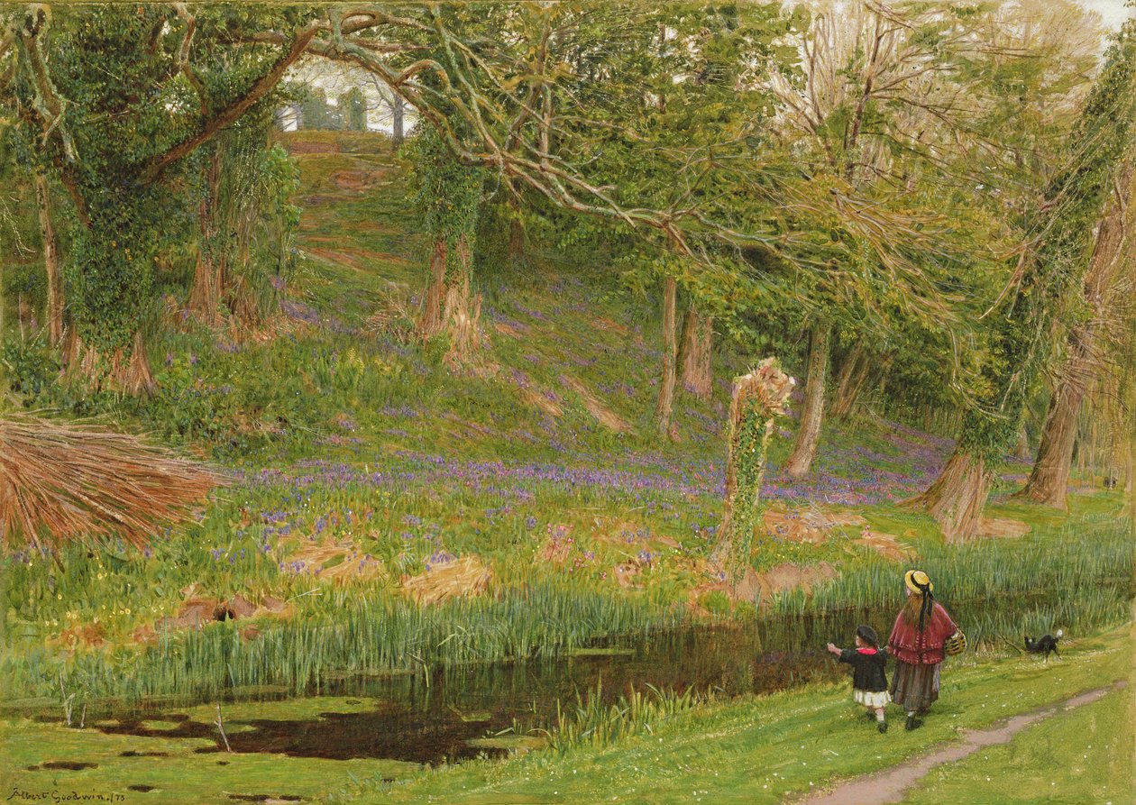 Angenehmes Land von Albert Goodwin