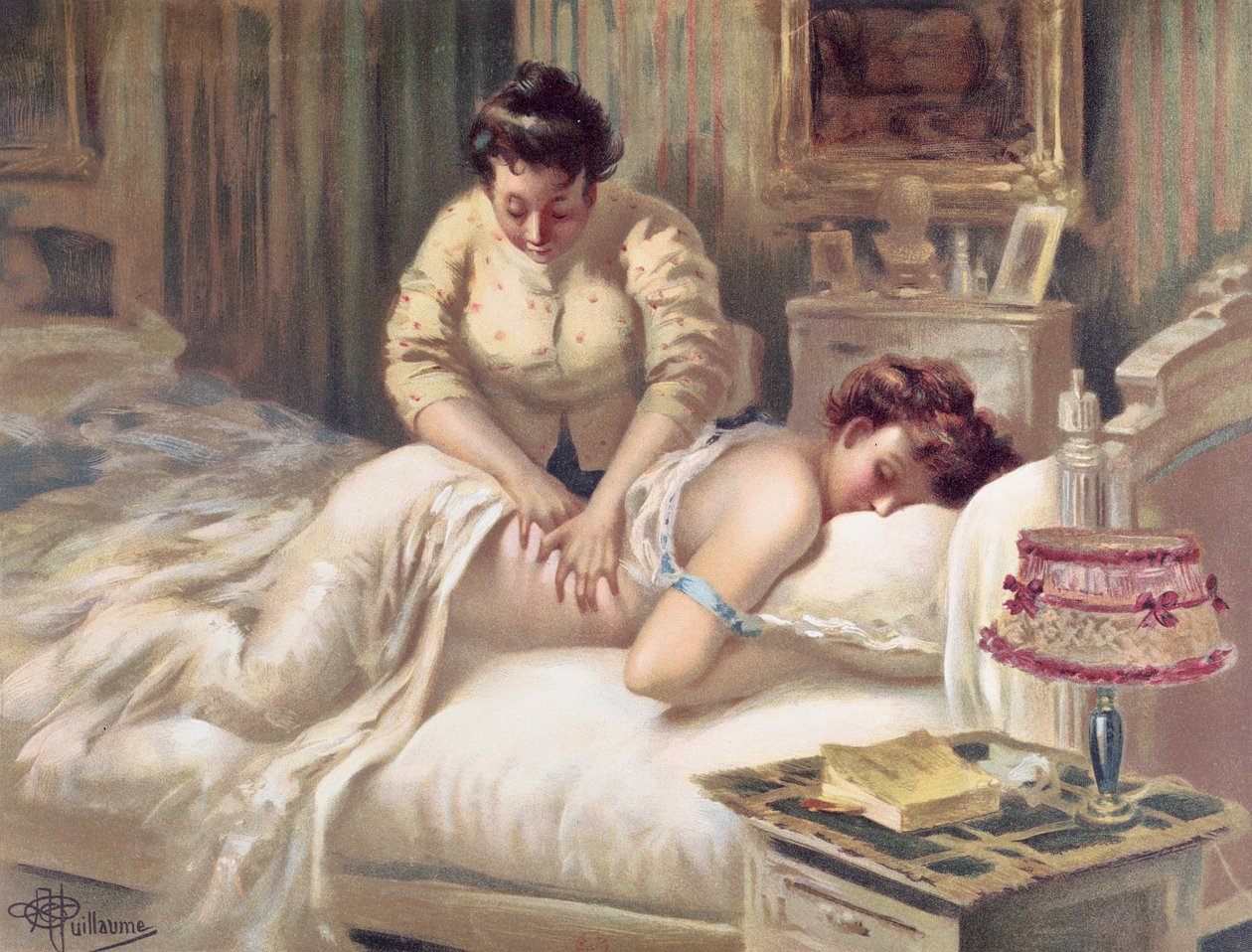 Eine Massagesitzung von Albert Guillaume