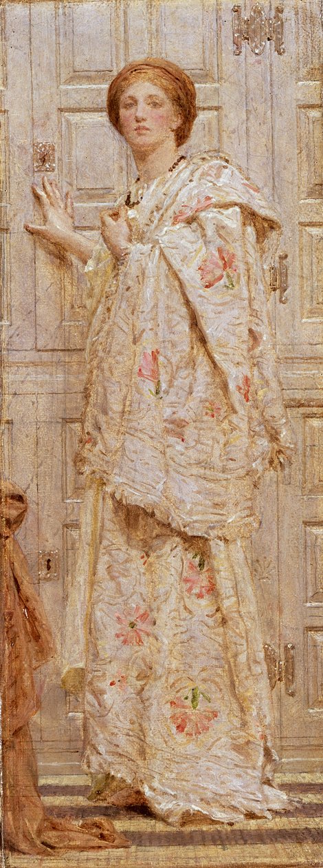 Eine Stickerei von Albert Joseph Moore