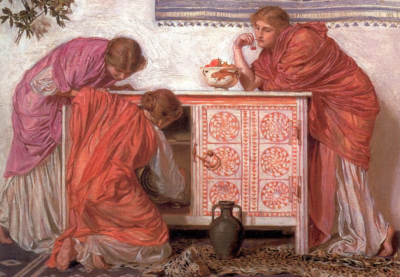 Granatäpfel von Albert Joseph Moore