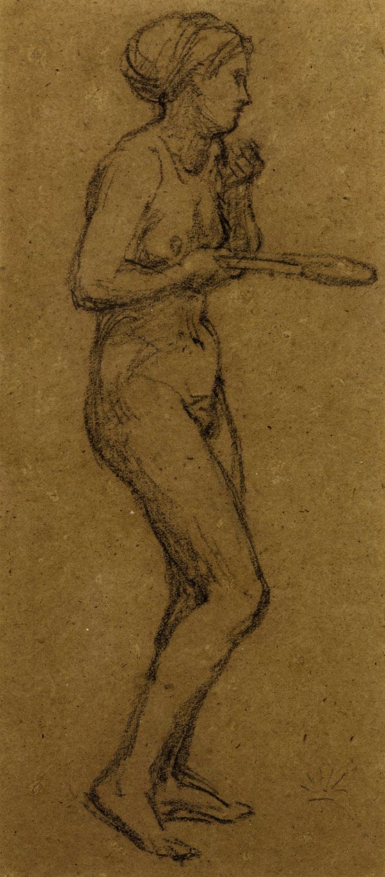 Studie für Shuttlecock, ca. 1870 von Albert Joseph Moore