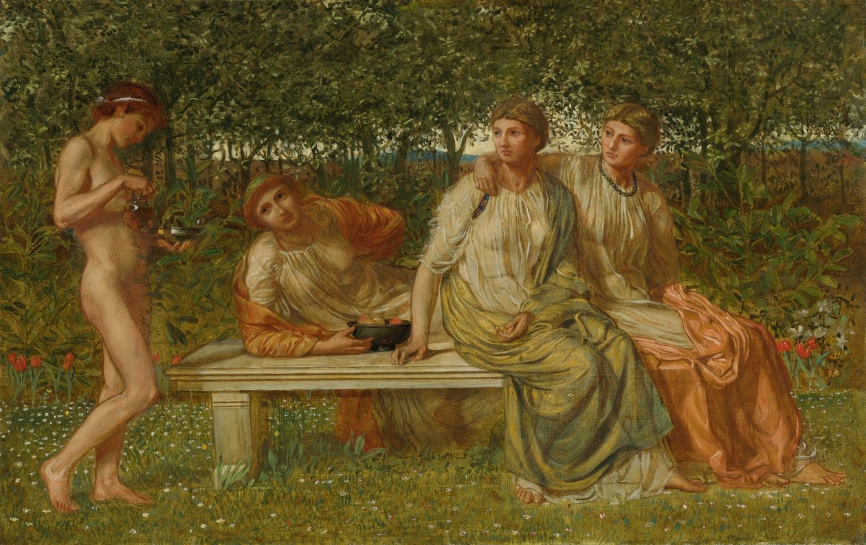 Der Marmorsitz von Albert Joseph Moore