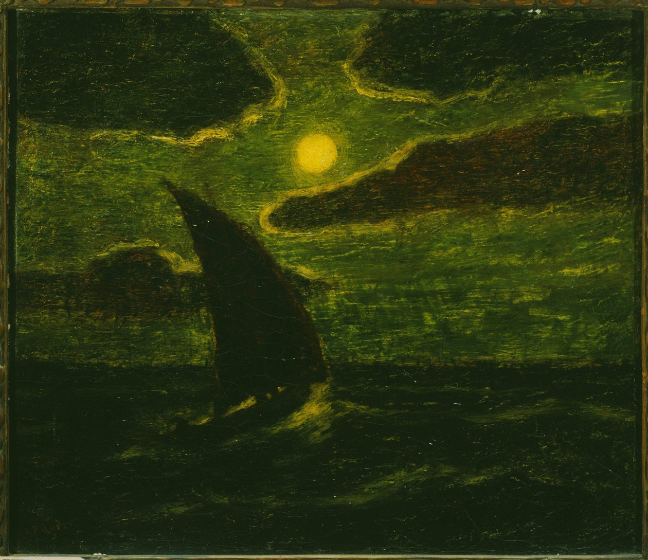 Segeln im Mondlicht von Albert Pinkham Ryder