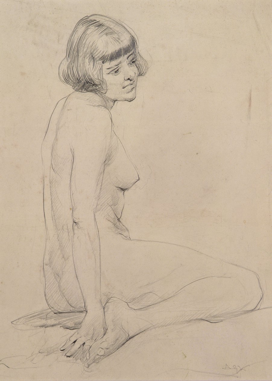 Weiblicher Akt von Albert Williams