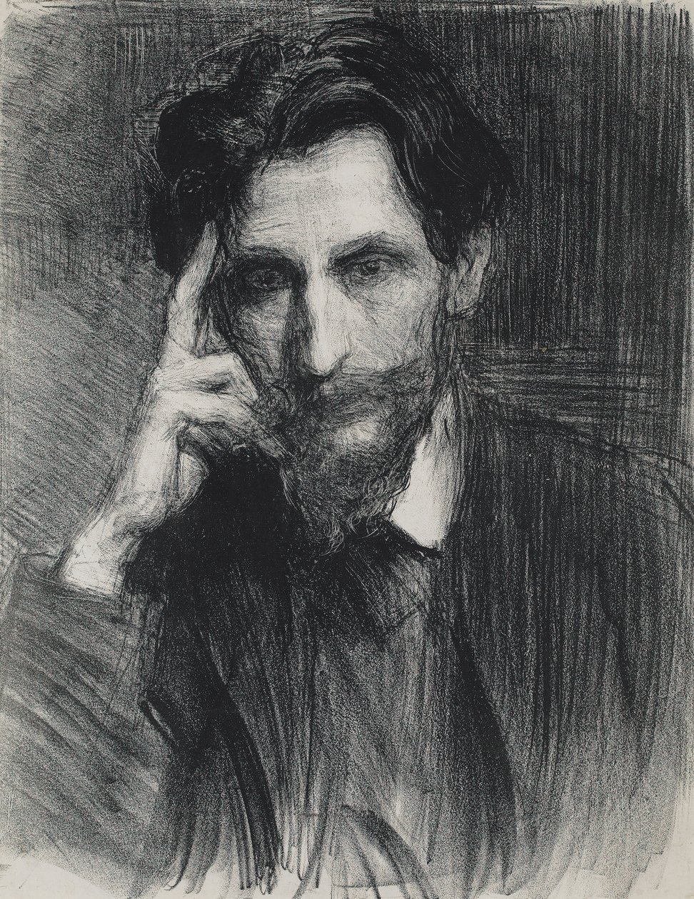 Porträt eines Mannes von Albert de Belleroche