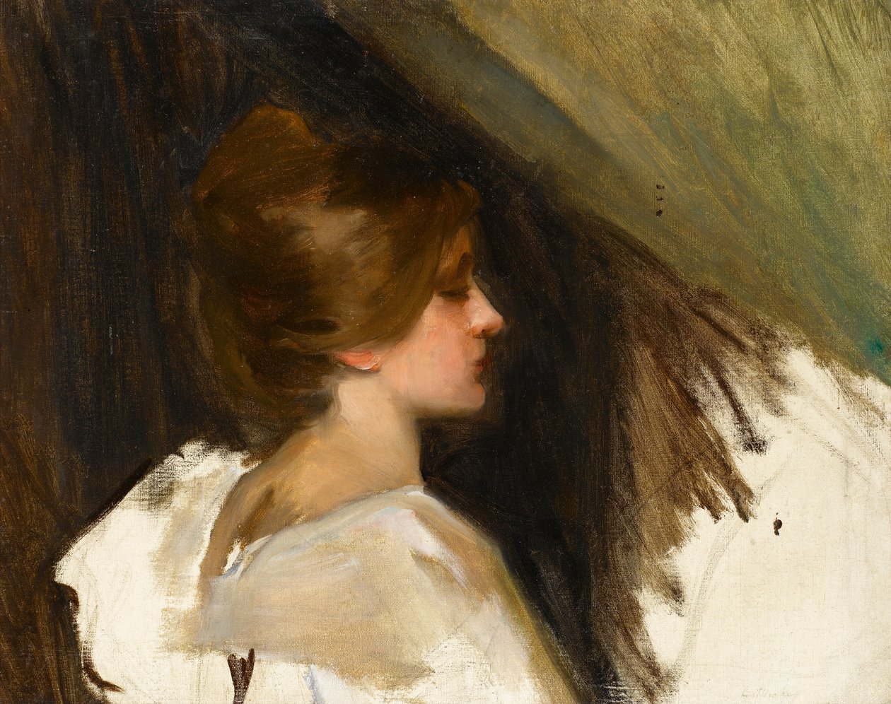 Porträt einer Frau von Albert de Belleroche