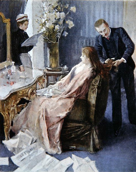Heimfrisurensitzung von Albert (after) Lynch