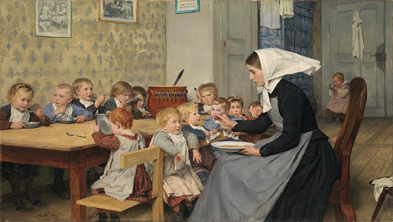 Krippe von Albert Anker