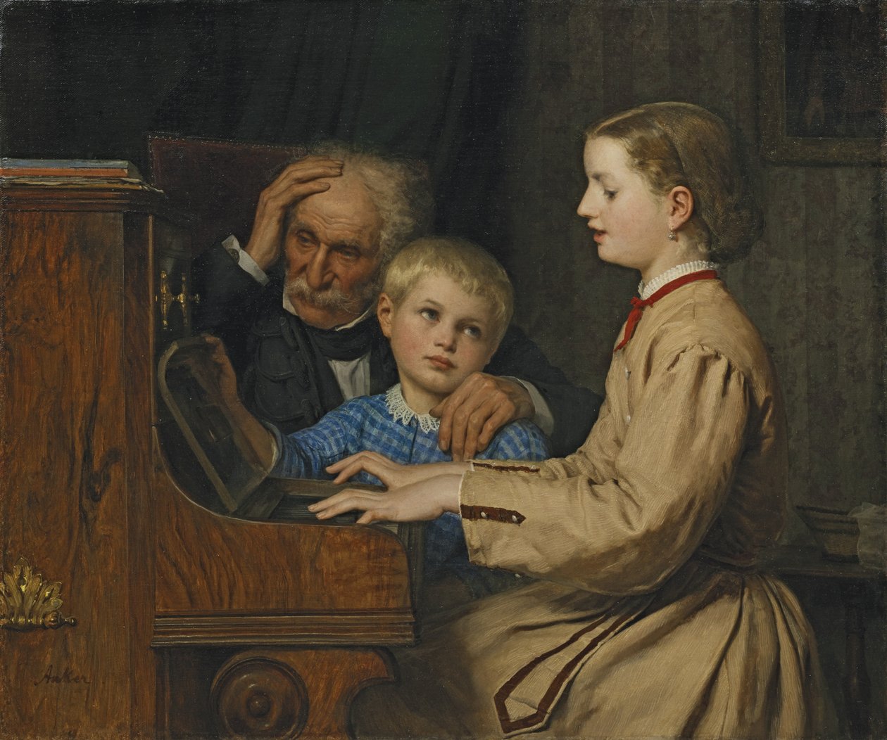 Lied der Heimat von Albert Anker