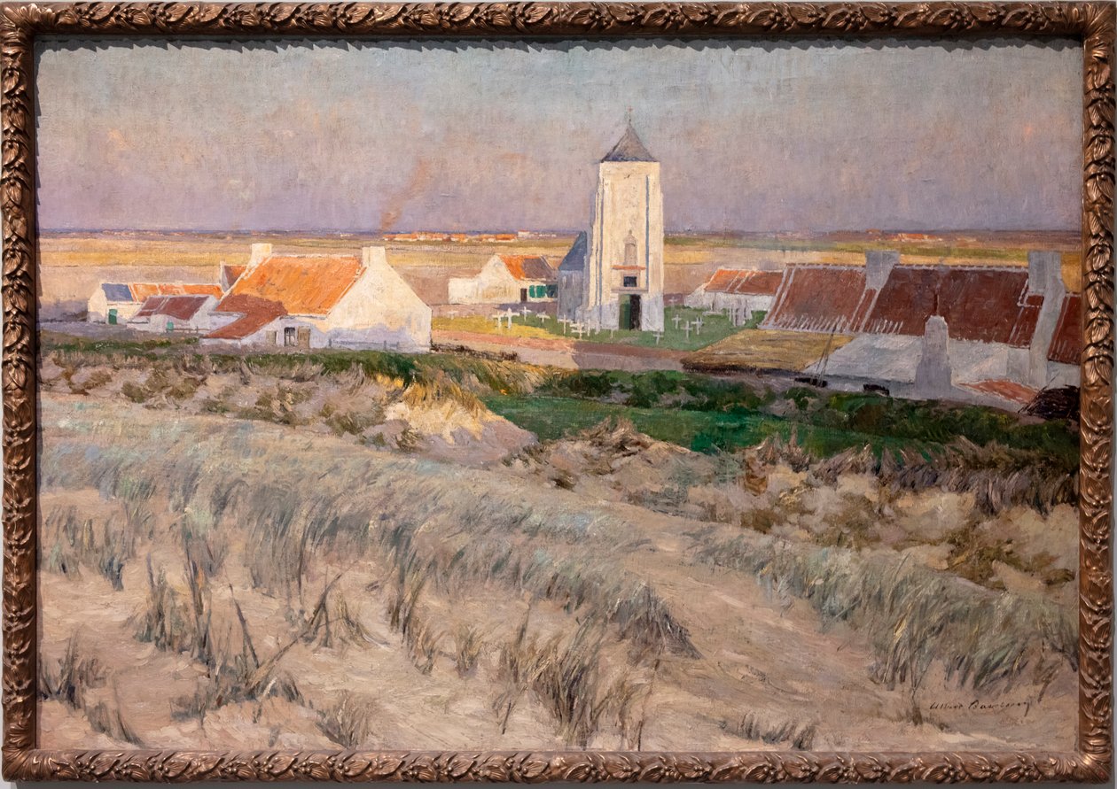 Abend auf der Düne, Mariakerke am Meer von Albert Baertsoen