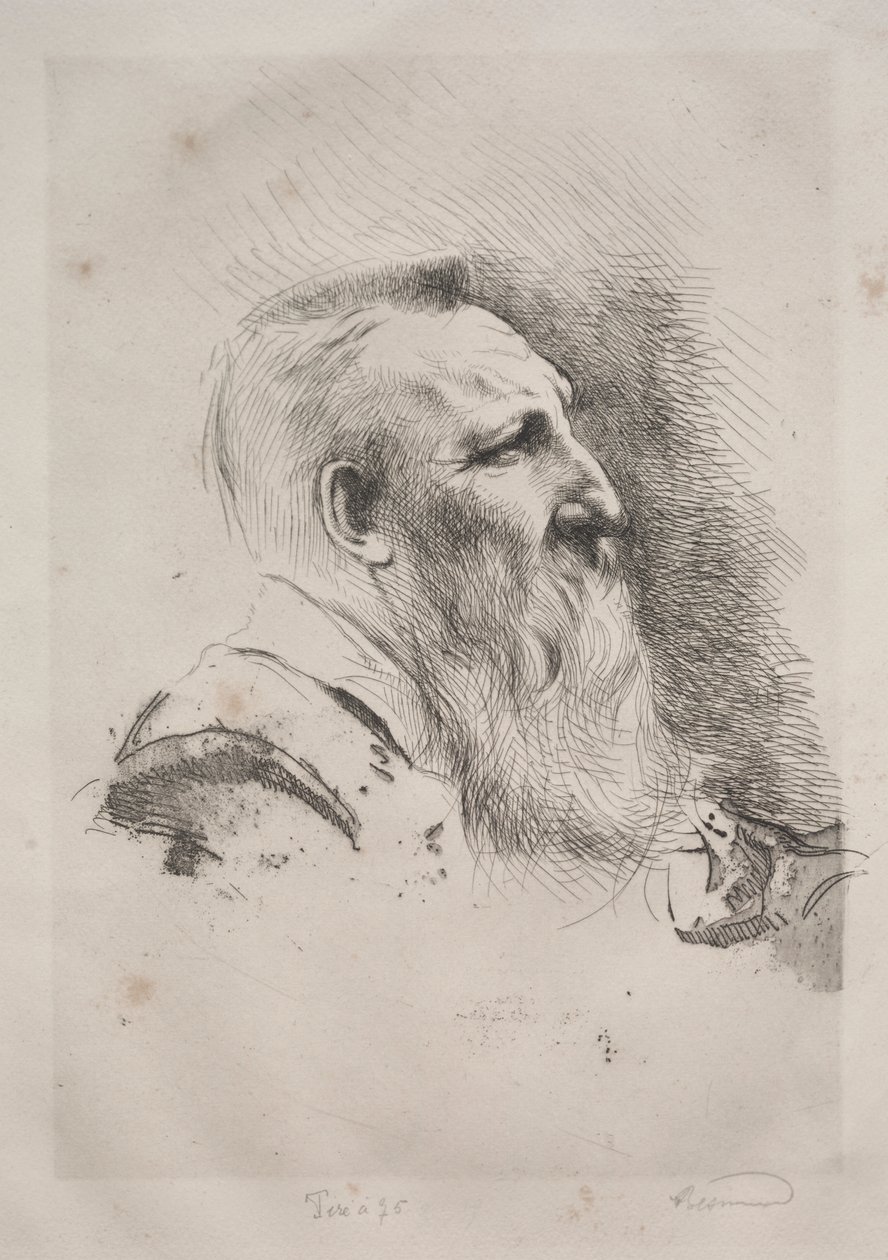 Auguste Rodin von Albert Besnard