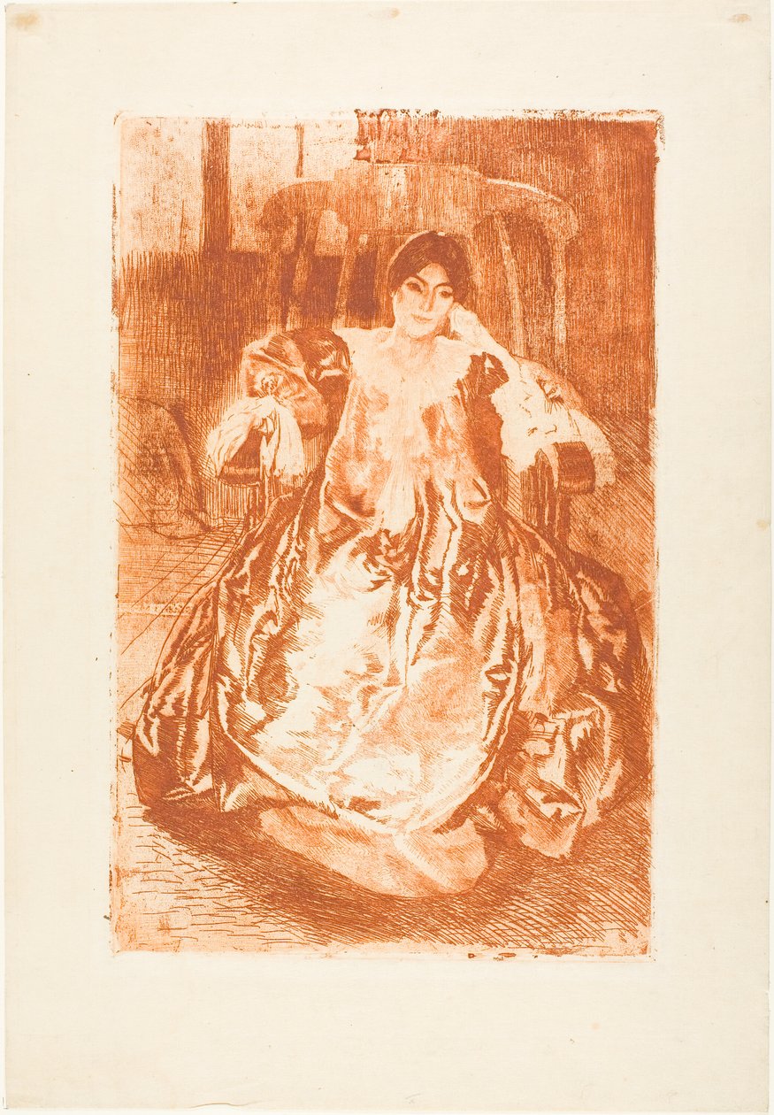 Das Seidenkleid von Albert Besnard