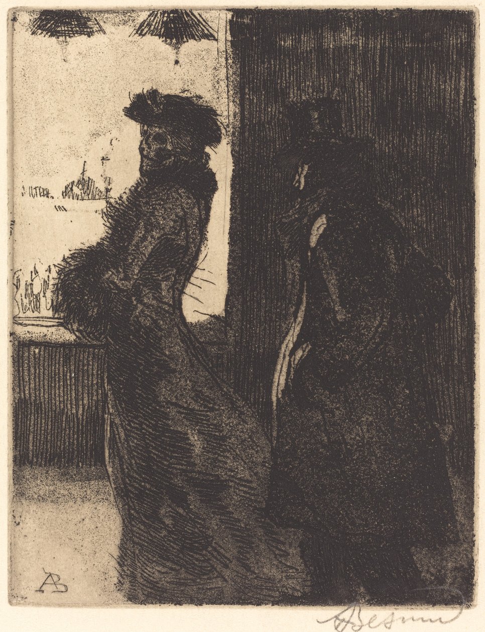 Die unbekannte Frau von Albert Besnard