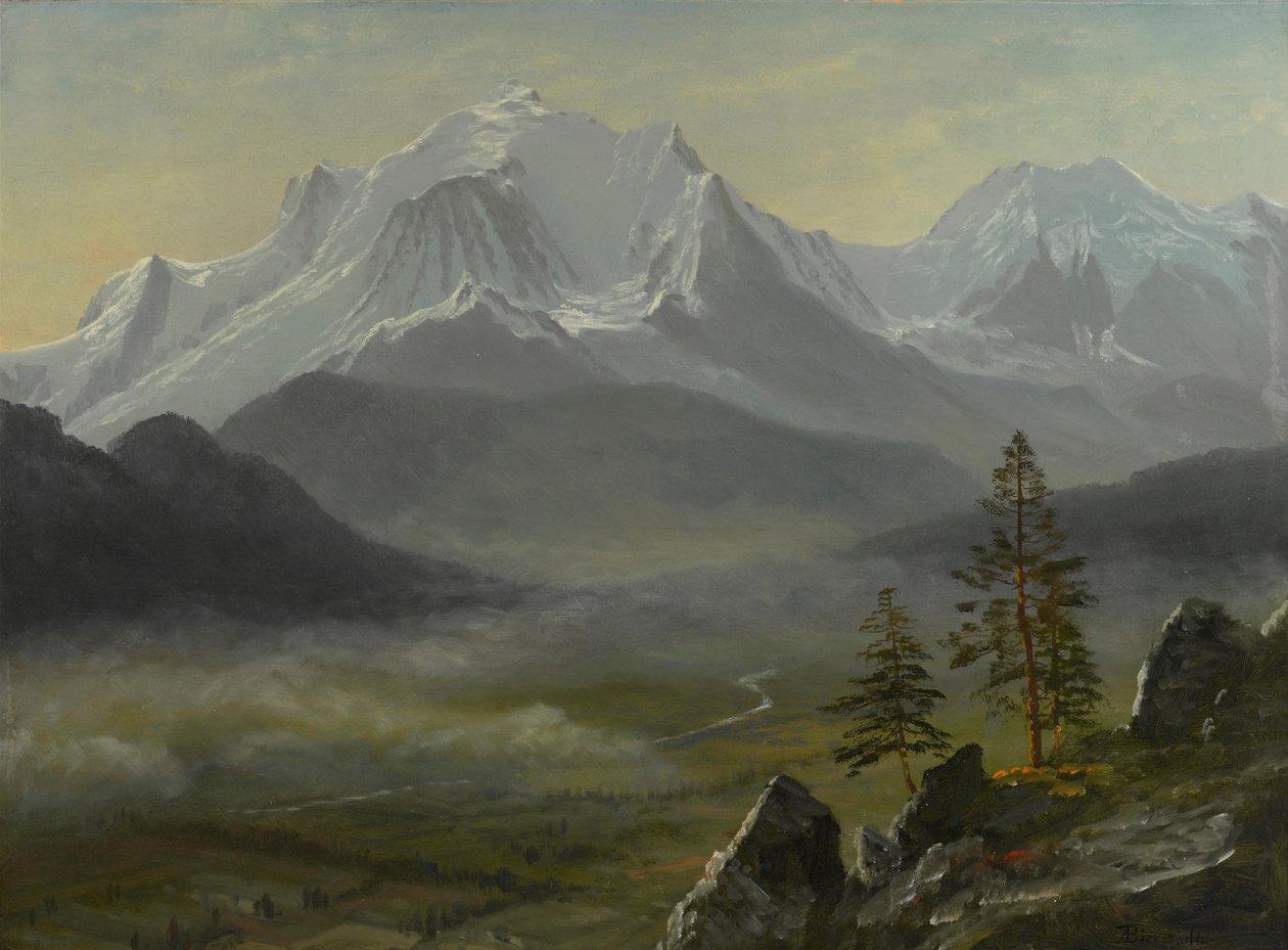 Mont Blanc von Albert Bierstadt