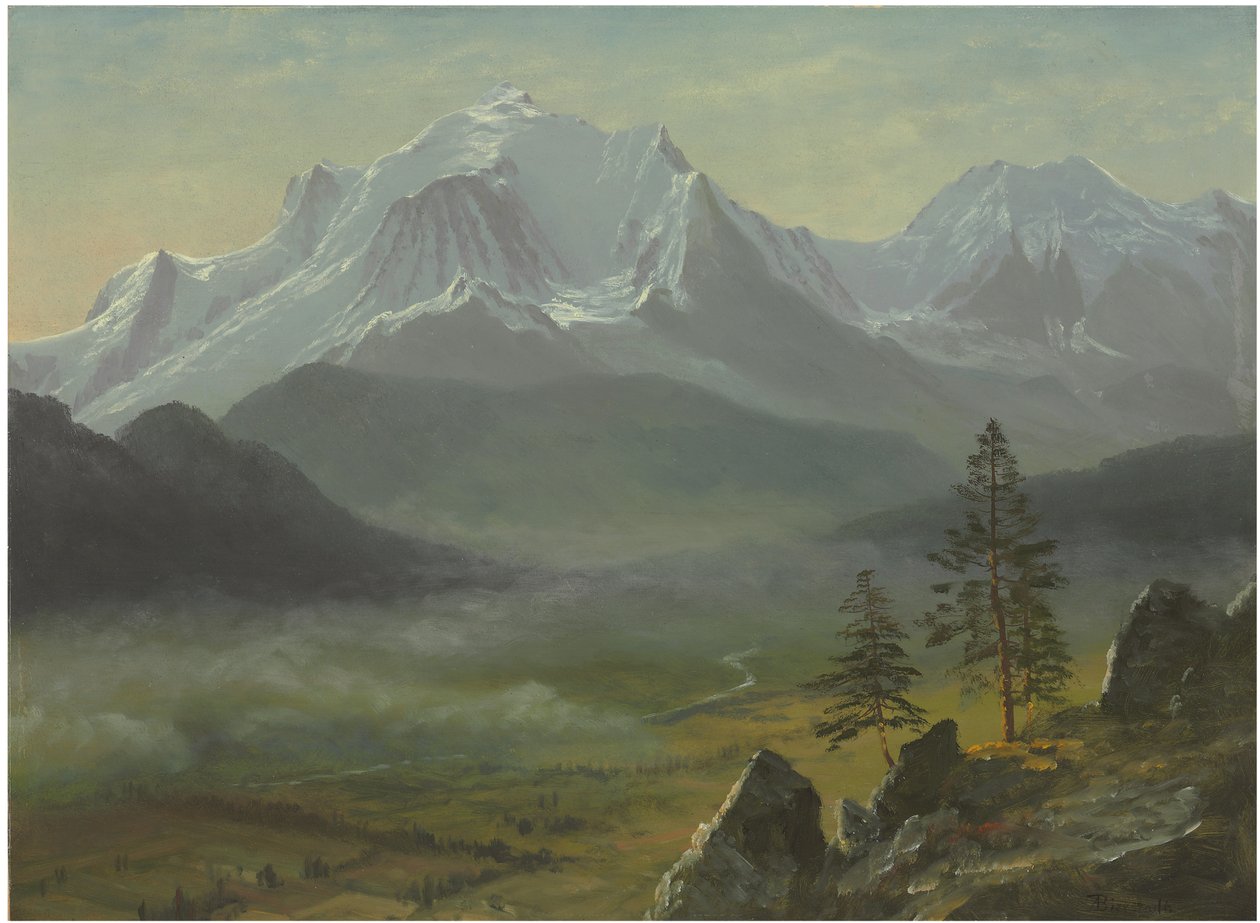 Mont Blanc von Albert Bierstadt