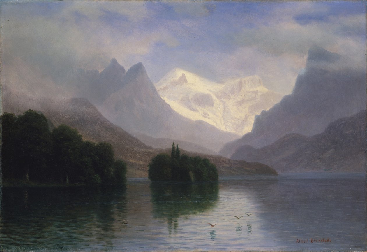 Bergszene von Albert Bierstadt
