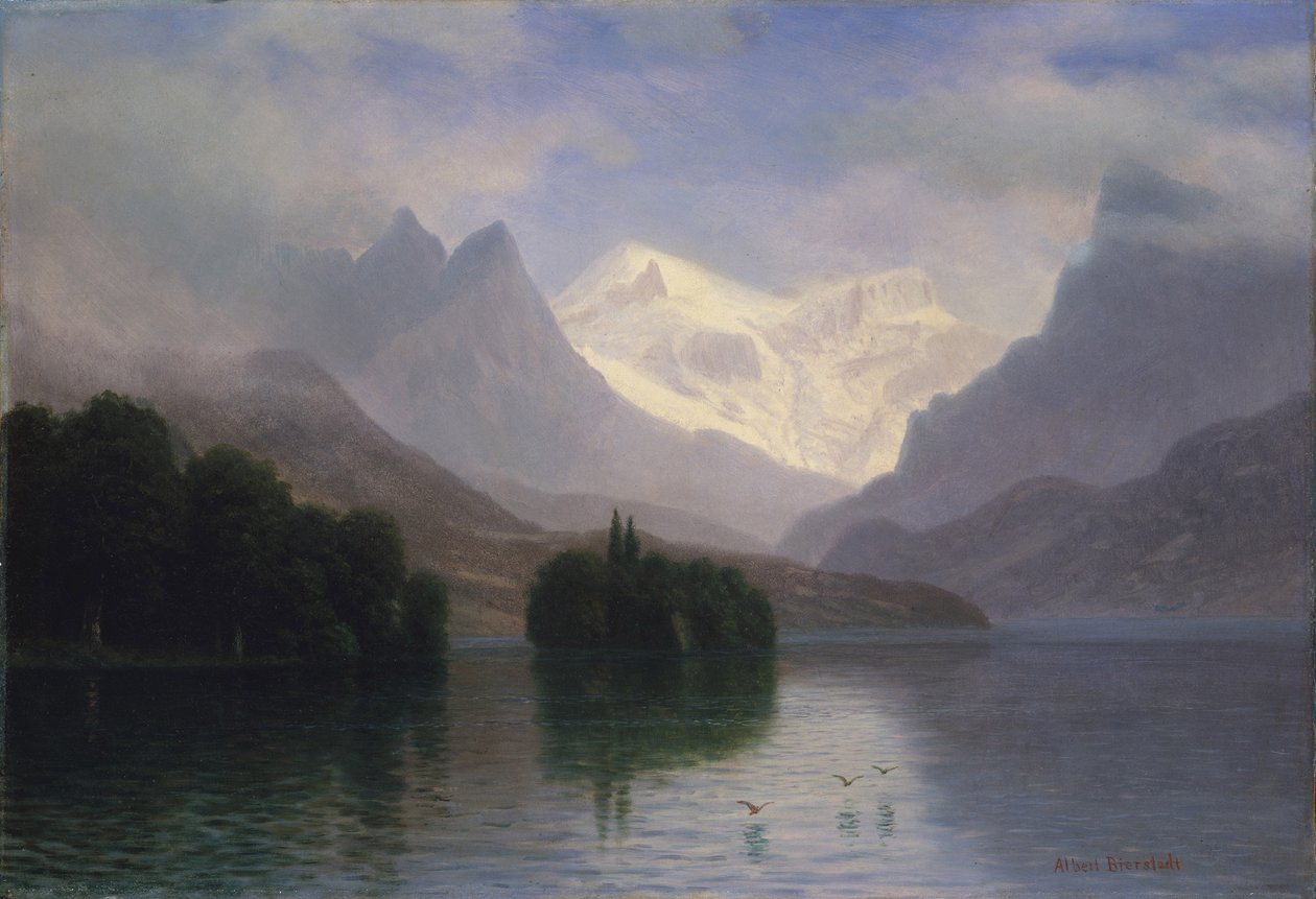 Bergszene von Albert Bierstadt