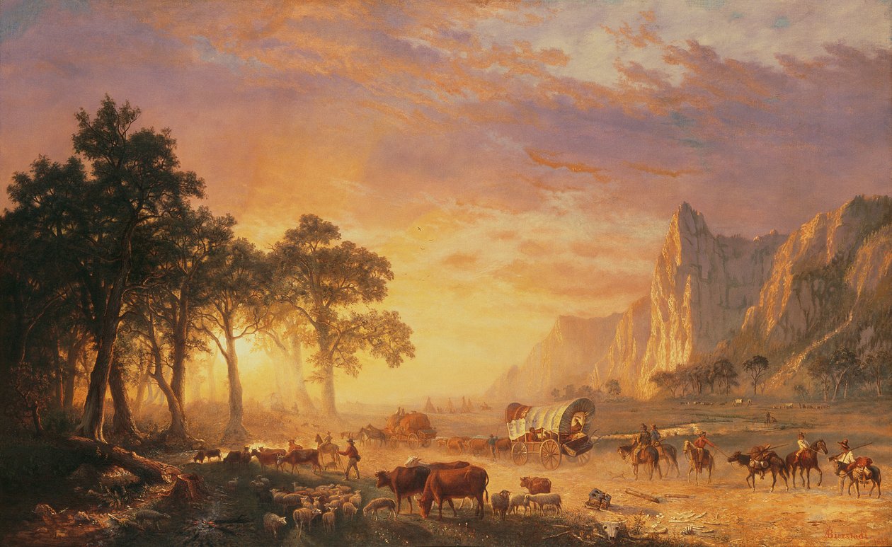 Der Oregon Trail von Albert Bierstadt